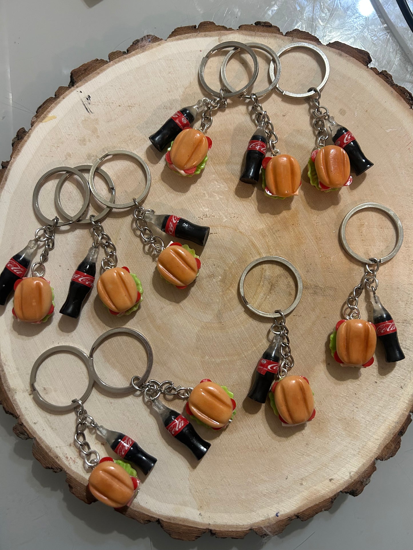 Torta y Coca-Cola keychain