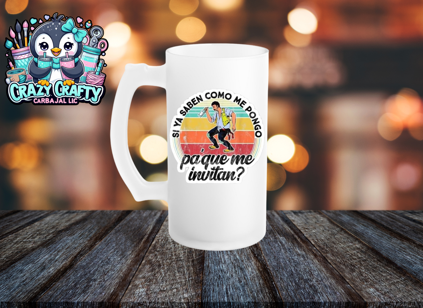 Pa que invitan beer mug