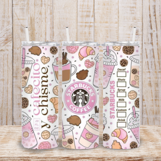 Cafecito Chisme Starbie 20 oz Tumbler