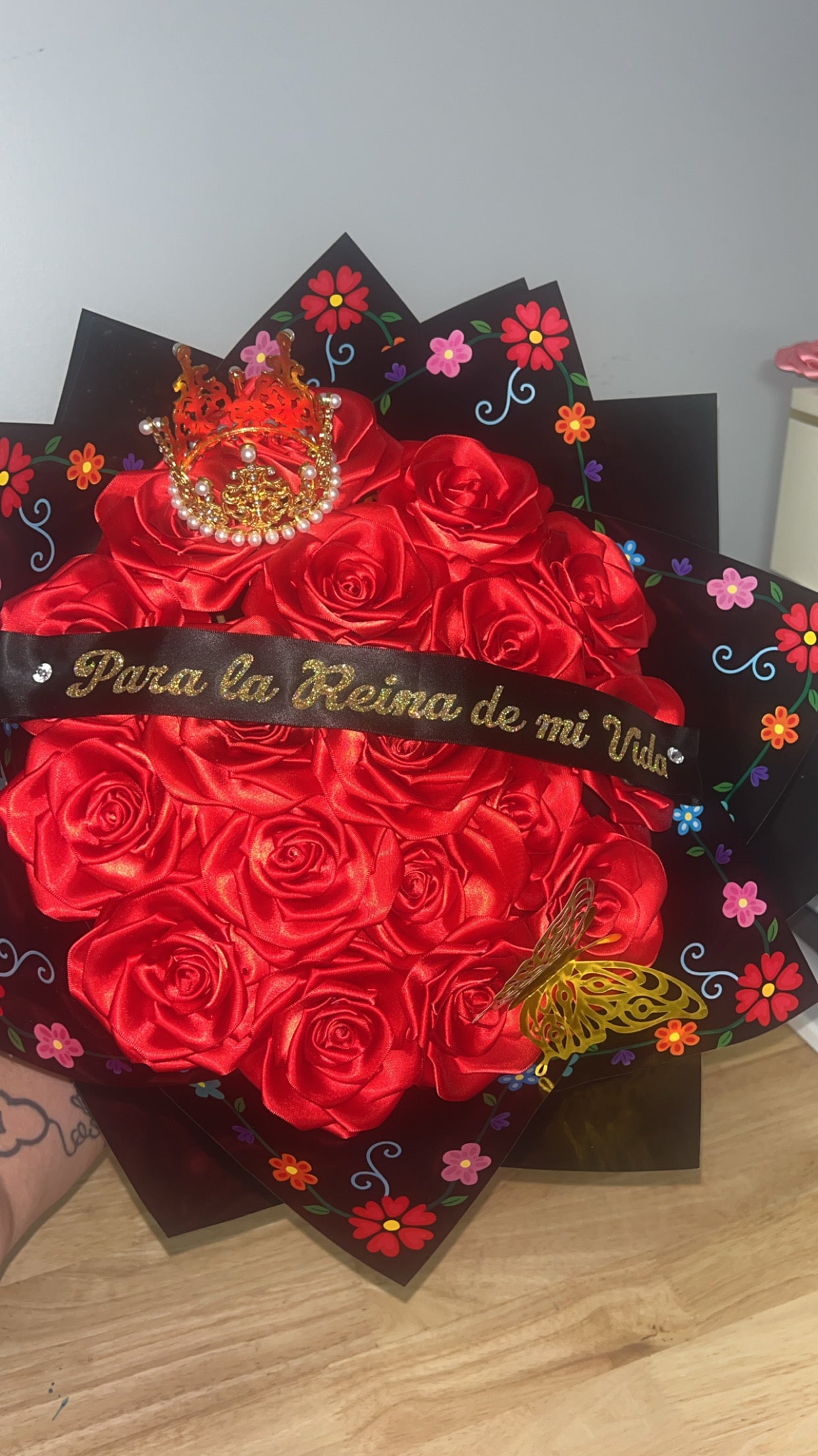 RED rose bouquet