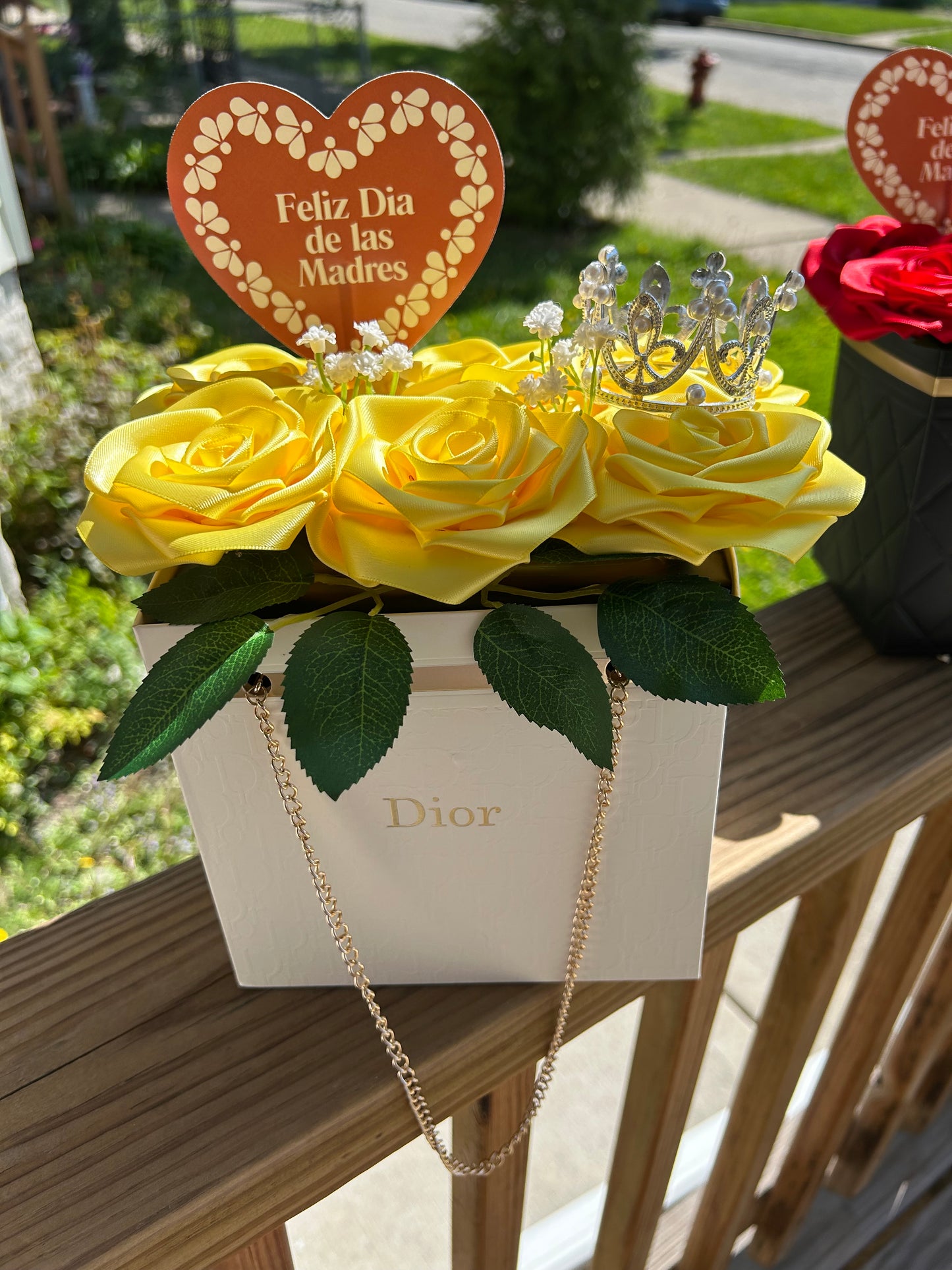 Purse rose bouquet