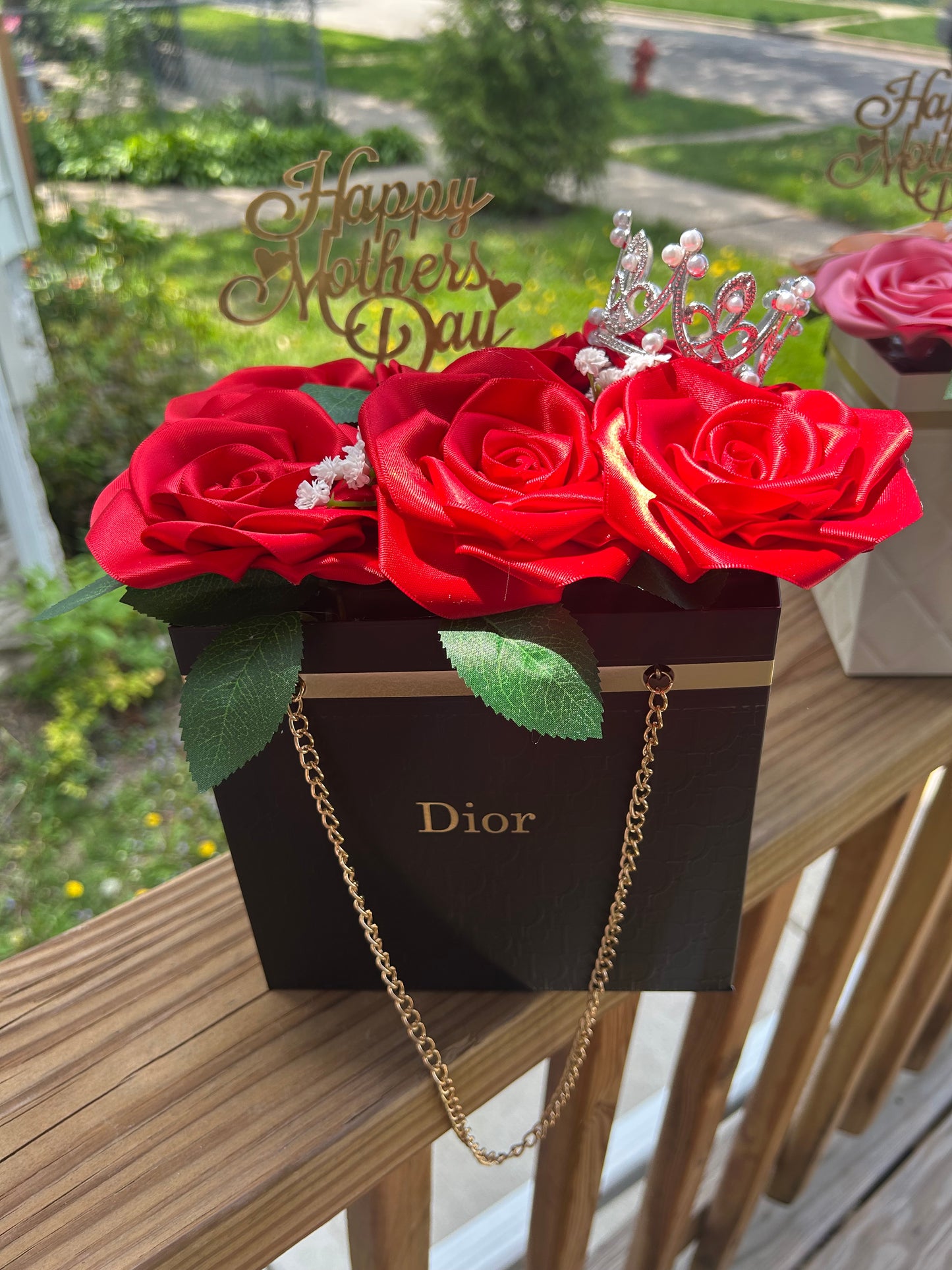 Purse rose bouquet
