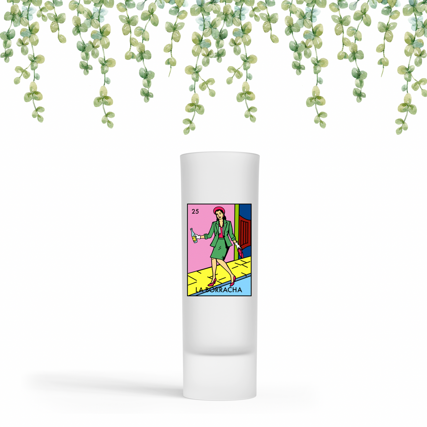 La borracha lotería Shot glass
