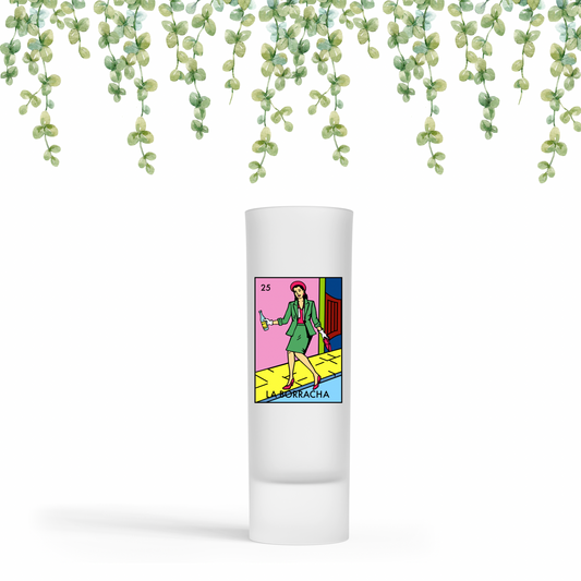 La borracha lotería Shot glass