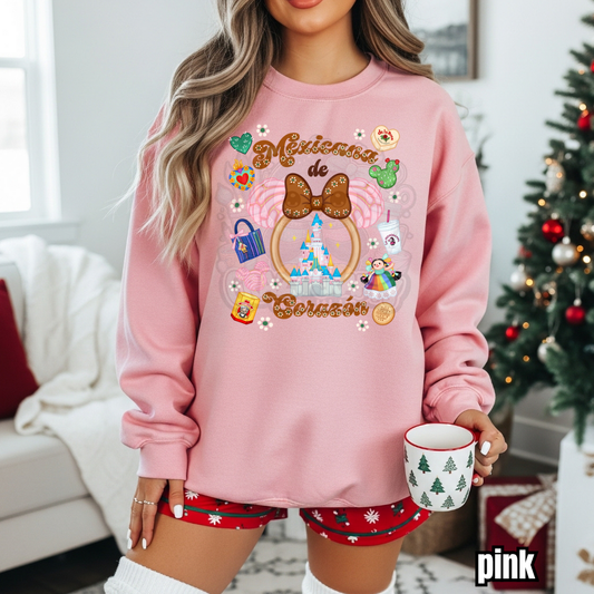 Mexicana de corazón Crewneck