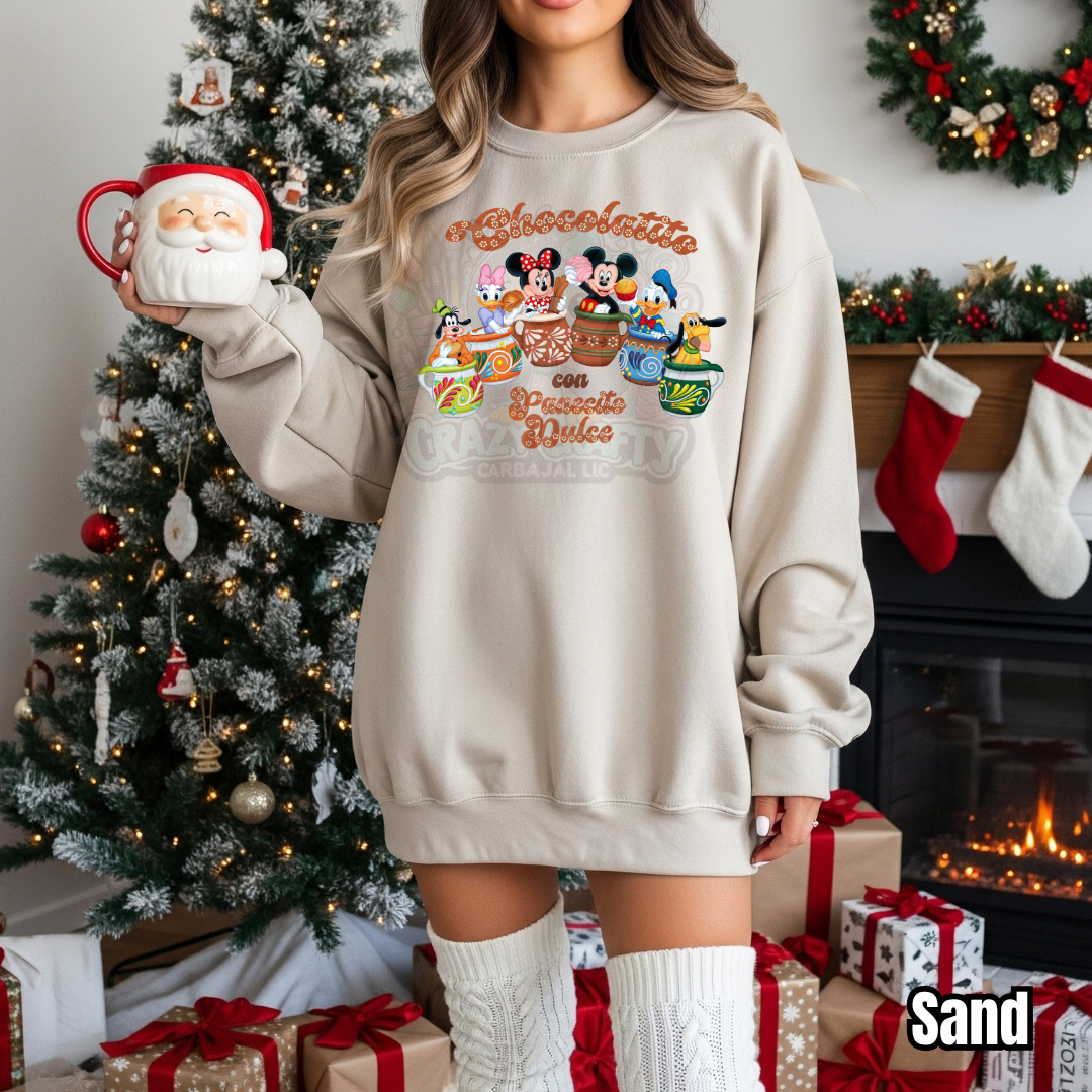 Chocolatito y pan Dulce Crewneck