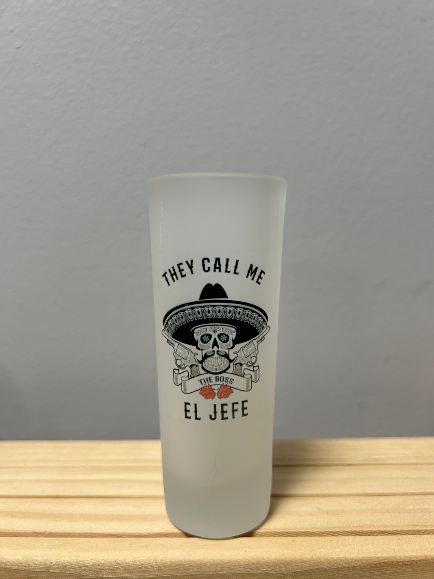 El Jefe Shot glass