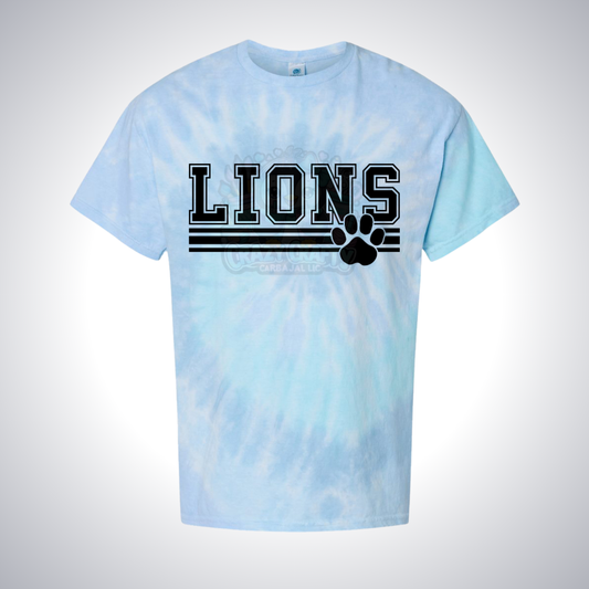Lions Tie-Dye  teacher Shirt