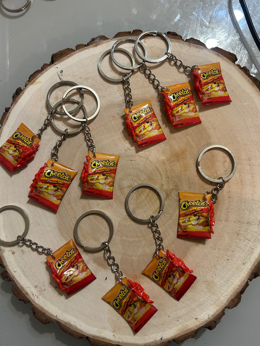Hot Cheeto keychain