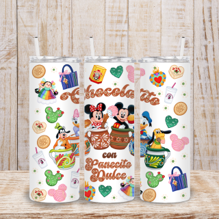 Chocolatito Y pan Dulce 20 oz Tumbler