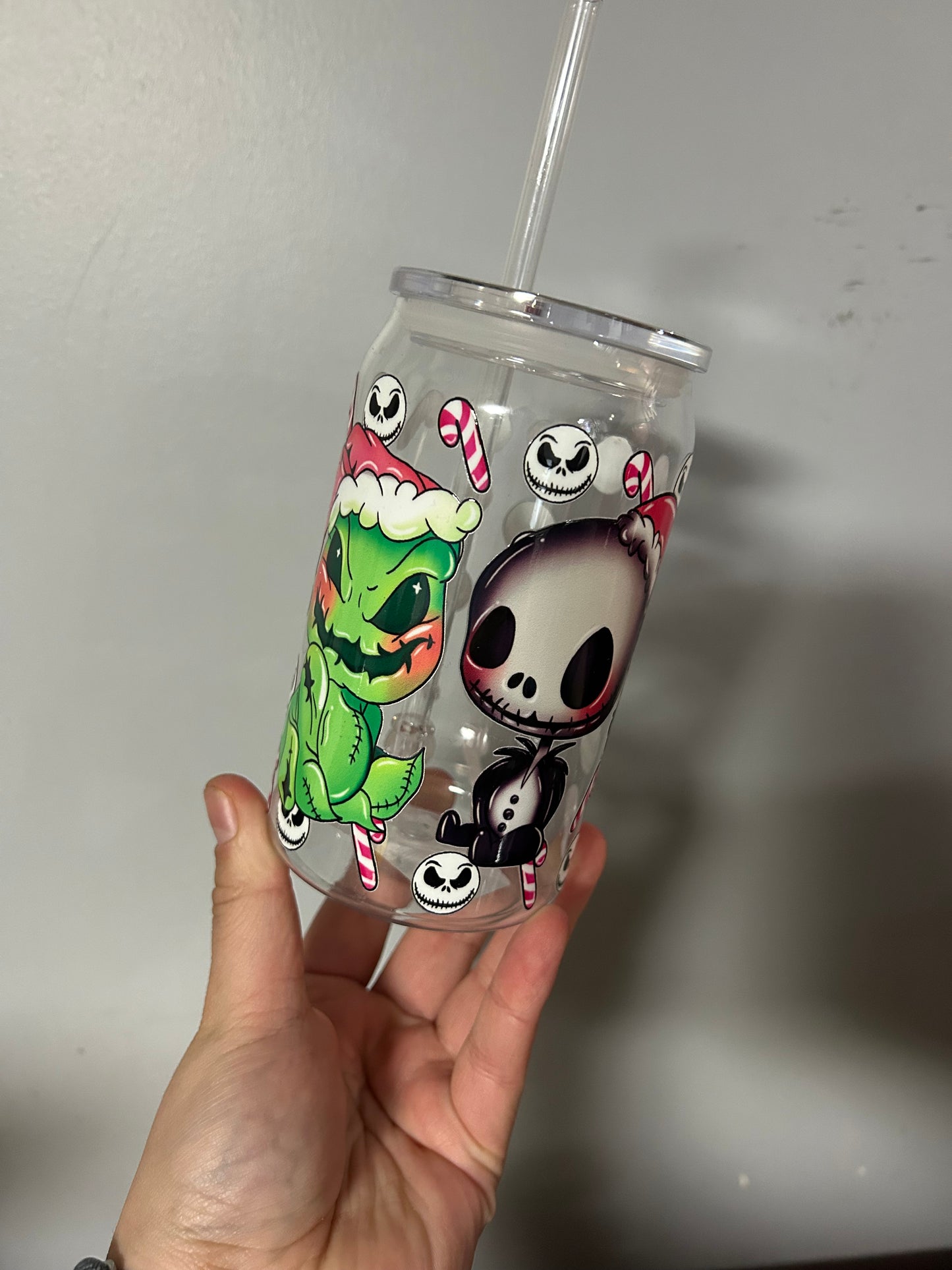 Christmas night plastic cup