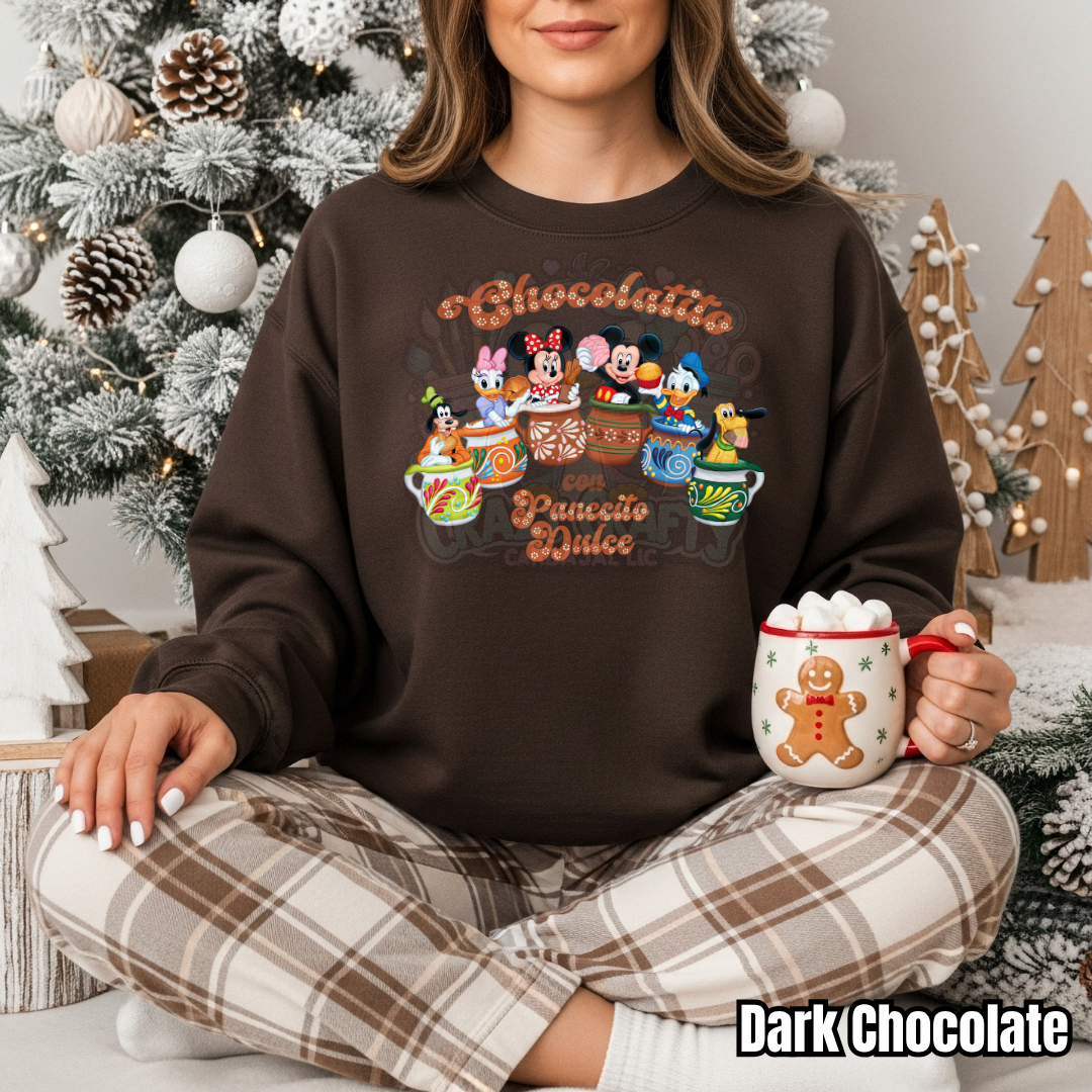 Chocolatito y pan Dulce Crewneck