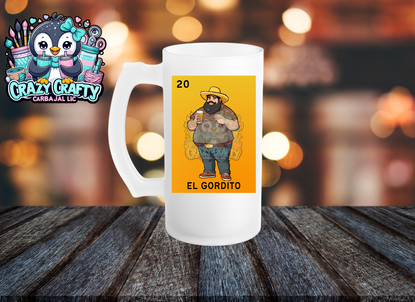 El Gordito beer mug