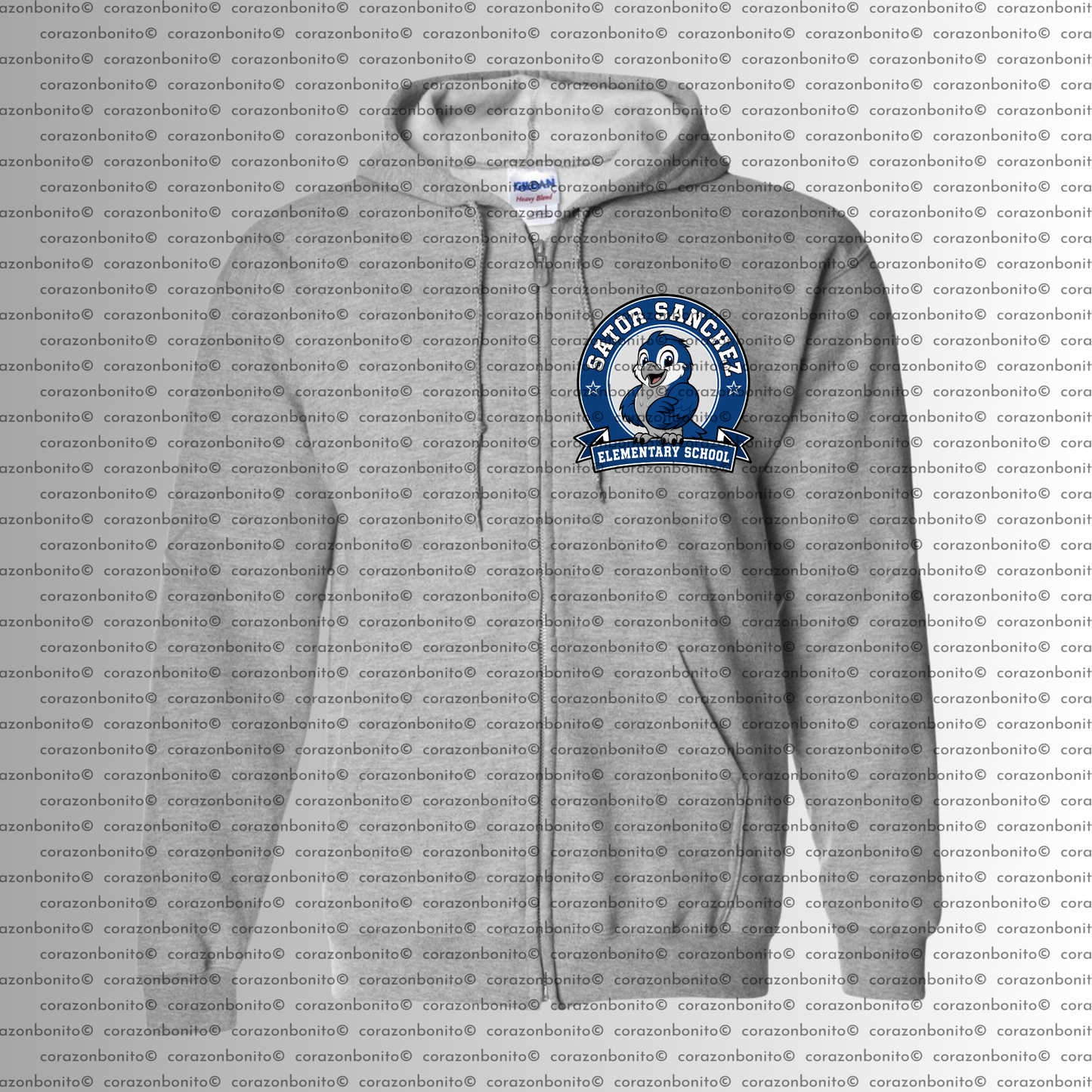 Sators Full Zipper Hooded Sweater